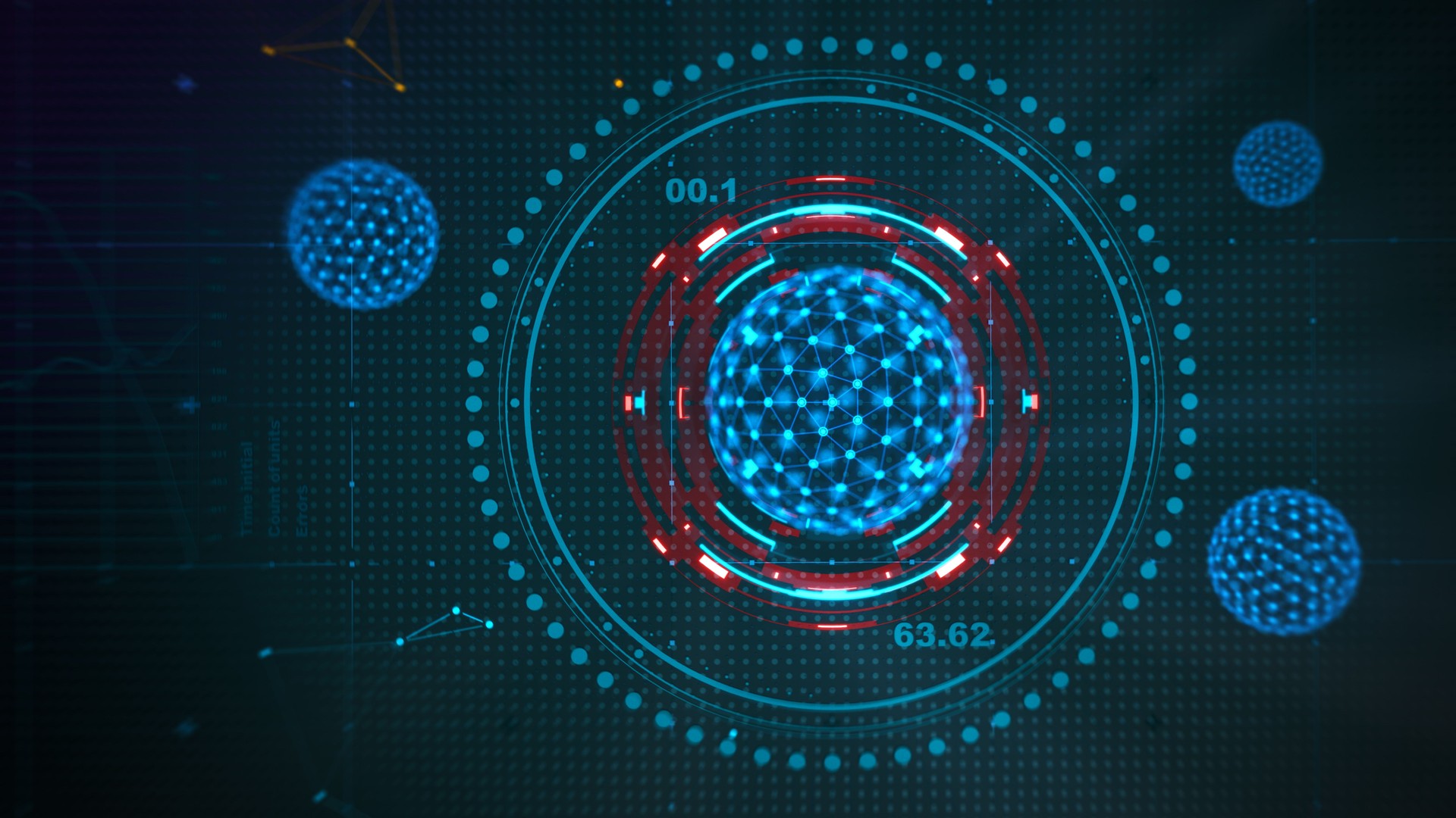 Abstract Big Data digital display