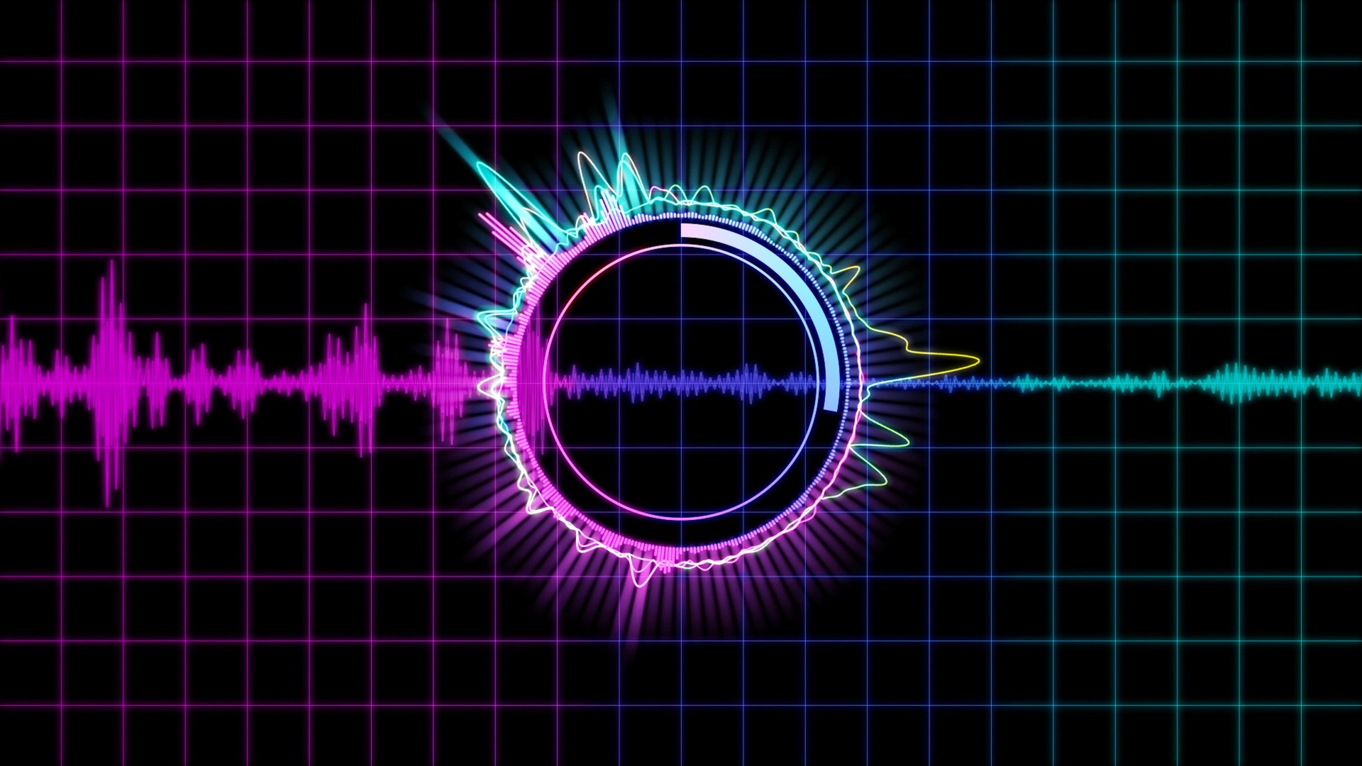 Hologram audio spectrum